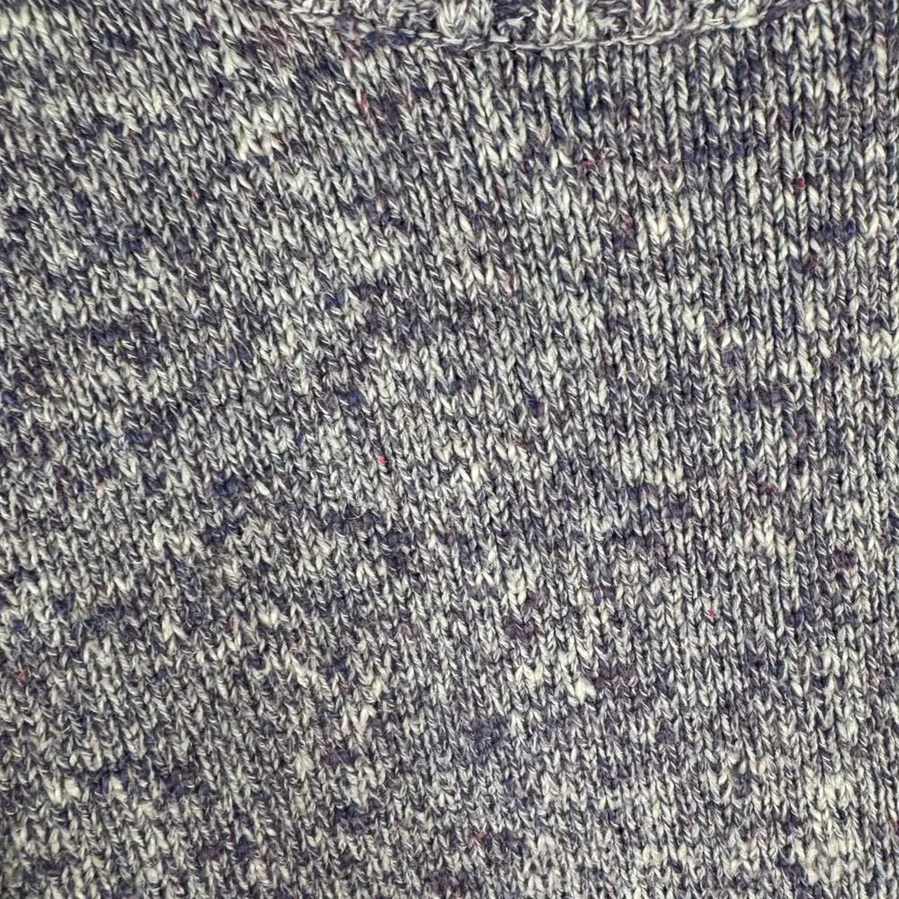 J. Crew Puff Sleeve Crew Neck Sweater Purple Cotton Crew Neck Pullover Size S
